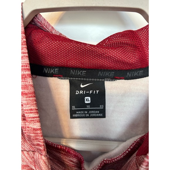 Nike Youth Dri Fit Loose Fit Therma Training Hoodie Sweatshirt Pockets Red XL - Picture 12 of 14